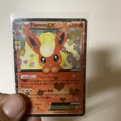 Pokemon TCG Flareon EX Ultra Rare Holo Full Art Card RC28/RC32 - Image 4