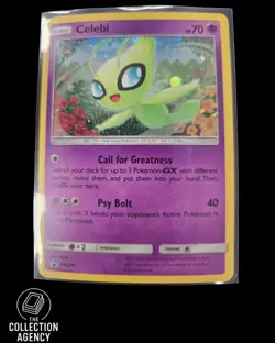Pokemon TCG Celebi SM Black Star Promo Card SM224 - Image 1