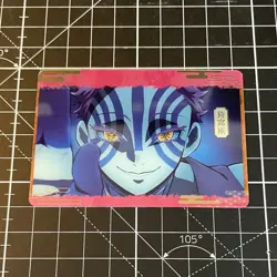 Akaza Demon Slayer Mugen Train Series 1 Metal Card (US Seller) - Image 1