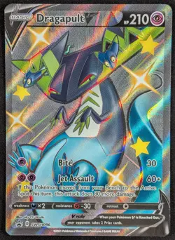 Dragapult V Black Star Promo Full Art Ultra Rare Pokemon Card SWSH096 (NM) - Image 1