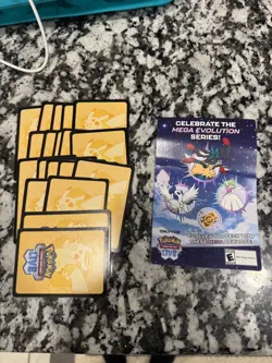 17 Pokemon TCG Online Live Mega Evolution Code Cards + 2 B&B Codes & Promo - Image 1