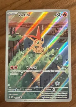 Victini Full Art Promo 208- Scarlet & Violet Holofoil Pokemon Card -Mint - Image 2