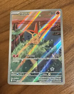 Victini Full Art Promo 208- Scarlet & Violet Holofoil Pokemon Card -Mint - Image 3