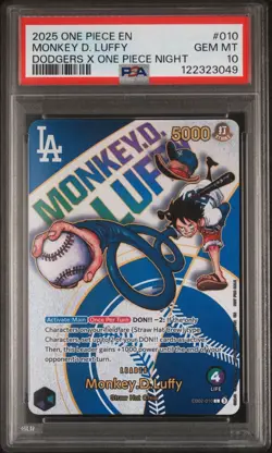 Monkey.D.Luffy (010) (Dodgers x ONE PIECE) EB02-010 One Piece Promotion Cards... - Image 3