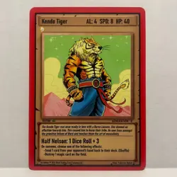 Ward Trading Card Game TCG 1st Edition Generation 2 - Kendo Tiger 137/150 Uncomm - Image 1