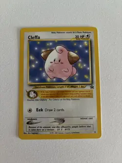 2000 Pokemon TCG Cleffa #31 Black Star Promo Card -NM -ungraded - Image 1