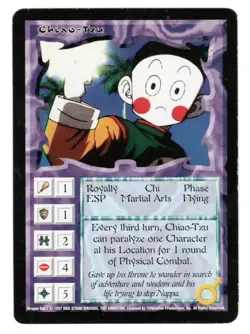 1997 Ani-Mayhem Dragon Ball Z - Chiao-Tzu - Shueisha CCG DBZ Anime Card - Image 1