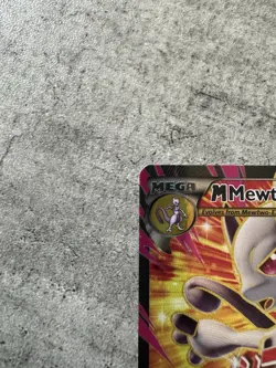 Pokemon Card TCG Mega M Mewtwo EX BREAKthrough Full Art Holo 160/162 - NM - Image 2