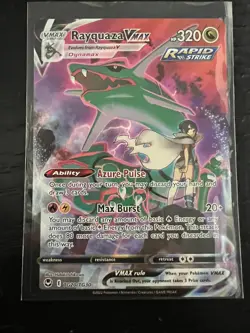 Rayquaza VMAX Rapid Strike Pokemon Card - Image 1