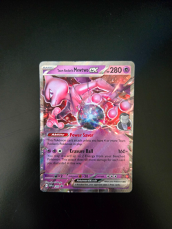 Team Rocket's Mewtwo ex 205 Sv: Scarlet & Violet Promo Cards Holo NM - Image 1