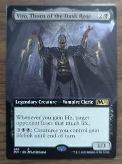 MTG Vito, Thorn of the Dusk Rose Extended Art Non-Foil from Core Set 2021 LP - Image 1
