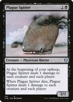 [MTG] Plague Spitter (767) (CLB) NM - Image 1