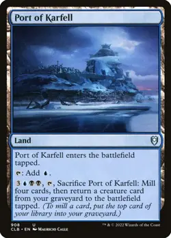 [MTG] Port of Karfell (908) (CLB) NM - Image 1