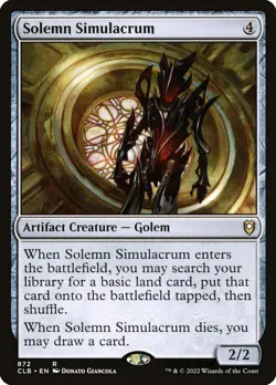 [MTG] Solemn Simulacrum (872) (CLB) NM - Image 1