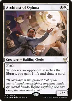 [MTG] Archivist of Oghma (Foil) (004) (CLB) NM - Image 1
