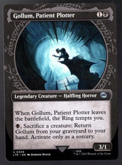 (x4) Gollum, Patient Plotter 0309 Showcase Uncommon Lord of the Rings MTG NM - Image 1