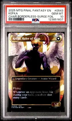 2025 MTG Final Fantasy KEFKA, COURT MAGE * Character Surge Foil #0543 * PSA 10 - Image 1