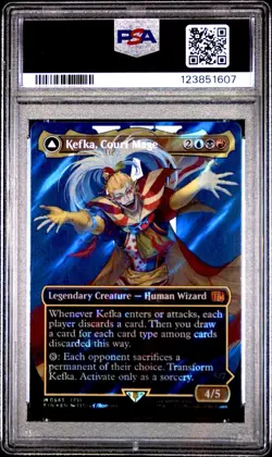 2025 MTG Final Fantasy KEFKA, COURT MAGE * Character Surge Foil #0543 * PSA 10 - Image 2