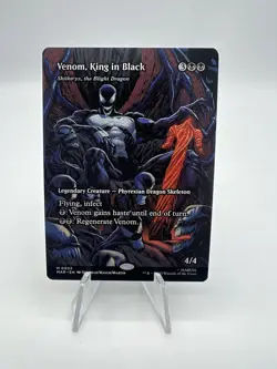 MTG Marvel Spiderman Venom King In Black Borderless Non Foil 0022 - Image 1