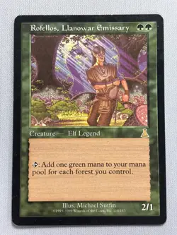 Rofellos, Llanowar Emissary - Urza’s Legacy - LP MTG - Image 1