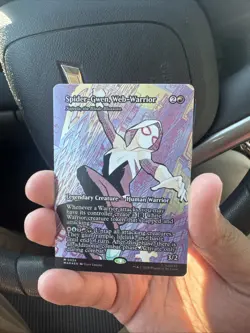 Spider-Gwen, Web-Warrior FOIL Spider-Man Magic The Gathering 0024 M - Image 1