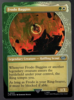 Frodo Baggins 0320 Showcase Uncommon Foil Lord of the Rings MTG NM - Image 1