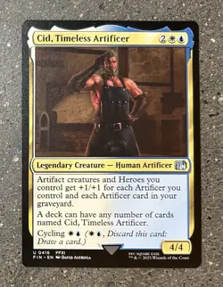 Cid, Timeless Artificer (0416) Final Fantasy Magic The Gathering Uncommon - Image 1