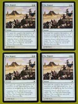 War Report x4 New Phyrexia 4x Playset Magic the Gathering MTG - Image 1