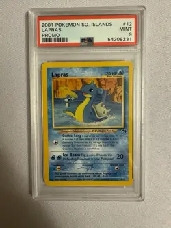 2001 Pokemon - Lapras Non Holo - Southern Islands Promo 12/18 - PSA 9 Mint! WOTC - Image 2