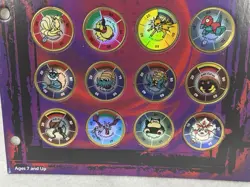 Lot of 17 Hasbro 1999 Pokemon Battling Coin Game Coins with Holder Vintage Rare - Image 4