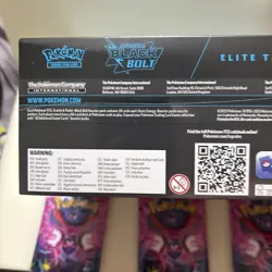 Pokemon S&V Black Bolt Elite Trainer Box ETB + 3 Night Wanderer Japanese Packs - Image 5