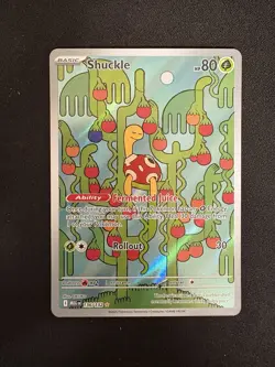 Pokemon TCG- Shuckle 136/132 Mega Evolutions Illustration Rare Holo - Image 1
