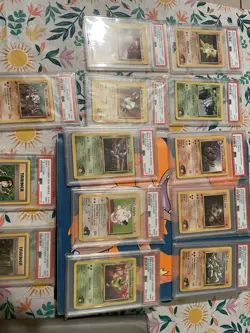 Complete 1st Edition Common/Uncommon Gym Heroes Pokemon Set MINT PSA 9 Slabs!! - Image 1
