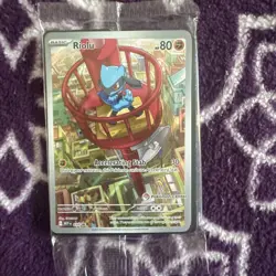 Riolu 010 Pokemon Center STAMPED Black Star Promo - Mega Evolution - TCG NM - Image 1