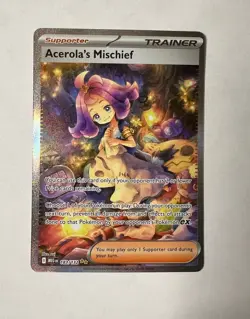 Acerola's Mischief 183/132 Pokemon TCG Me01: Mega Evolution Holo - Image 1