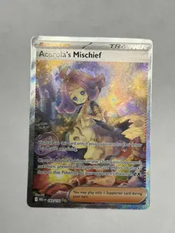 Acerola's Mischief 183/132 Pokemon TCG Me01: Mega Evolution Holo - Image 2