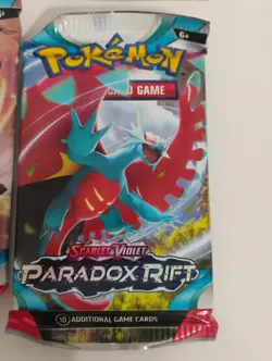 Pokemon 16 Sealed Paradox Rift/Chilling Reign/Silver Tempest Booster Packs - Image 2