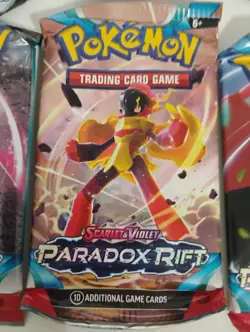 Pokemon 16 Sealed Paradox Rift/Chilling Reign/Silver Tempest Booster Packs - Image 3