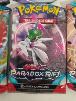 Pokemon 16 Sealed Paradox Rift/Chilling Reign/Silver Tempest Booster Packs - Image 4