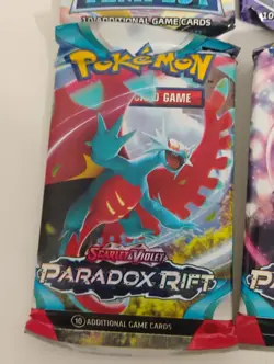 Pokemon 16 Sealed Paradox Rift/Chilling Reign/Silver Tempest Booster Packs - Image 5