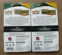 Pokemon Evolving Skies Checklane Blister Pack Slowpoke Promo Sealed LOT OF 2x - Image 4