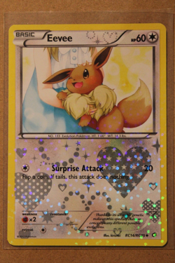 Pokemon TCG Eevee RC14/RC25 Legendary Treasures: Radiant Collection Holo - Image 1