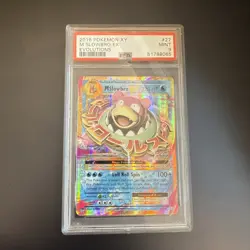 2016 Pokemon XY M Slowbro EX Full Art Evolutions PSA 9 #27/108 - Image 1