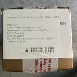 Lost Origin Booster Box Case - Pokemon Sword & Shield- 2022- SEALED CASE!! - Image 1