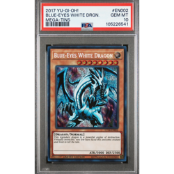 2017 YU-GI-OH! MEGA-TINS BLUE-EYES WHITE DRAGON #EN002 - Image 1