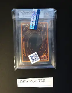 Yu-Gi-Oh! Blue-Eyes White Dragon LOB-001 BGS 9 - AUTOGRAPHED ERIC STUART - - Image 2