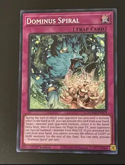 YU-GI-OH Dominus Spiral DOOD-EN079 1st Edition Secret Rare NM - Image 2