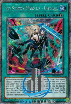 Yugioh Sky Striker Mobilize - Linkage RA03-EN274 Platinum Secret Rare - Image 1