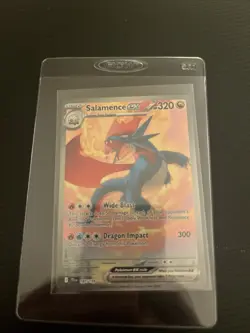 Pokemon TCG Salamence EX Dragon Card 187/159 Journey Together - Image 1