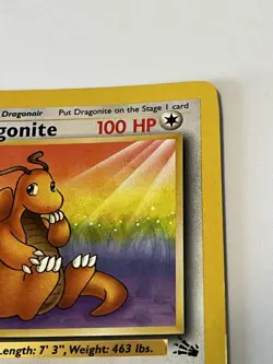 Dragonite 19/62 Base Set Series Fossil RARE Stage 2 Pokemon Card 1999 WOTC NM - Image 5
